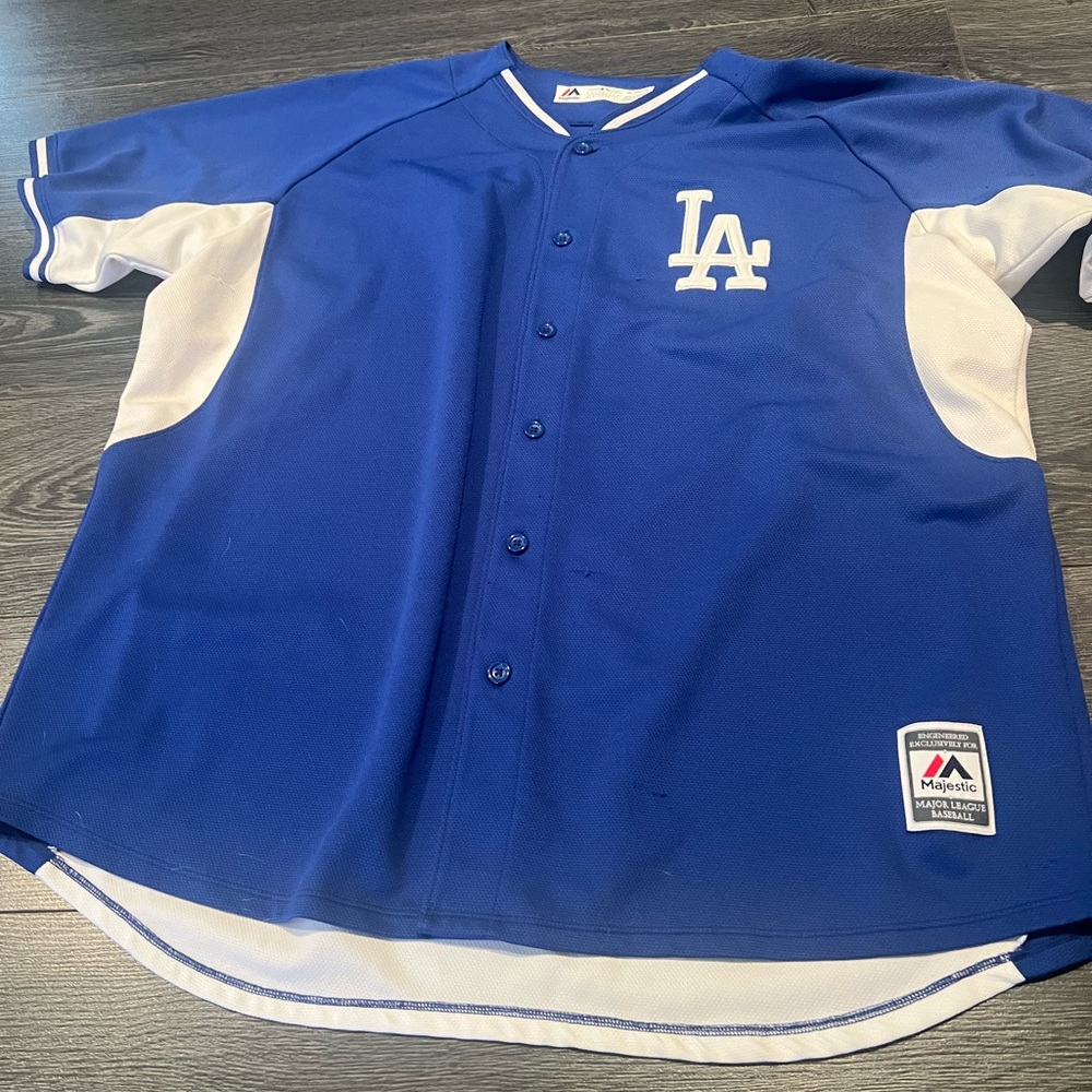 Majestic Blue and White Los Angeles Dodgers size XXL men’s.
